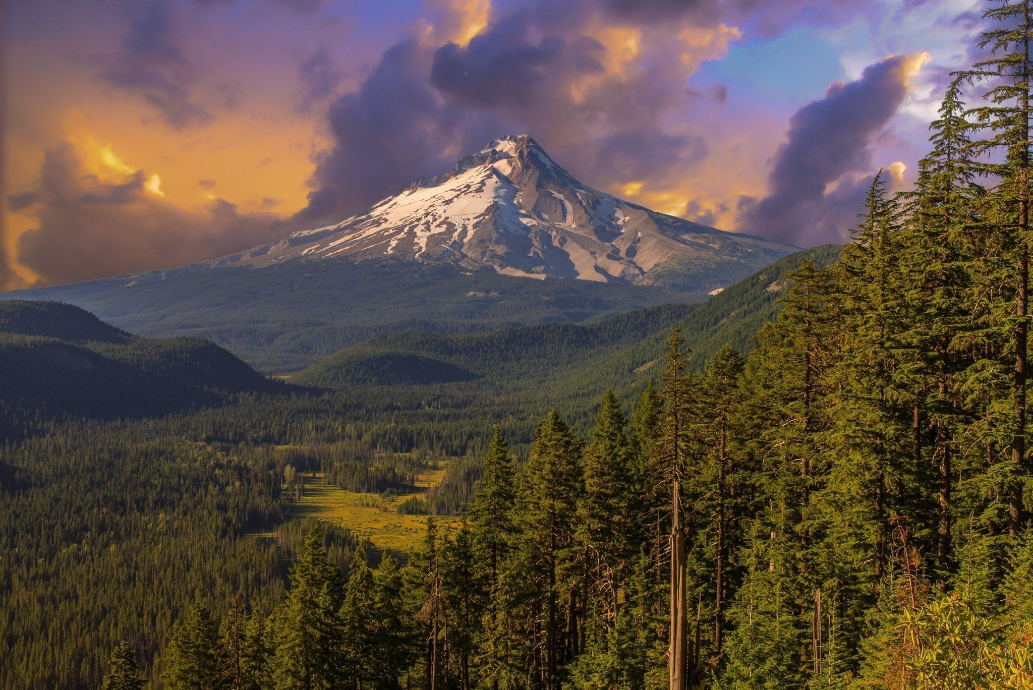 The Mt. Hood Topo Gift Wrap