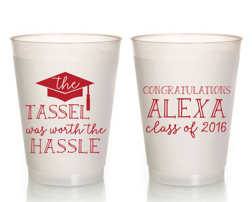 The Tassel Was Worth The Hassle Frosted Cups #1452