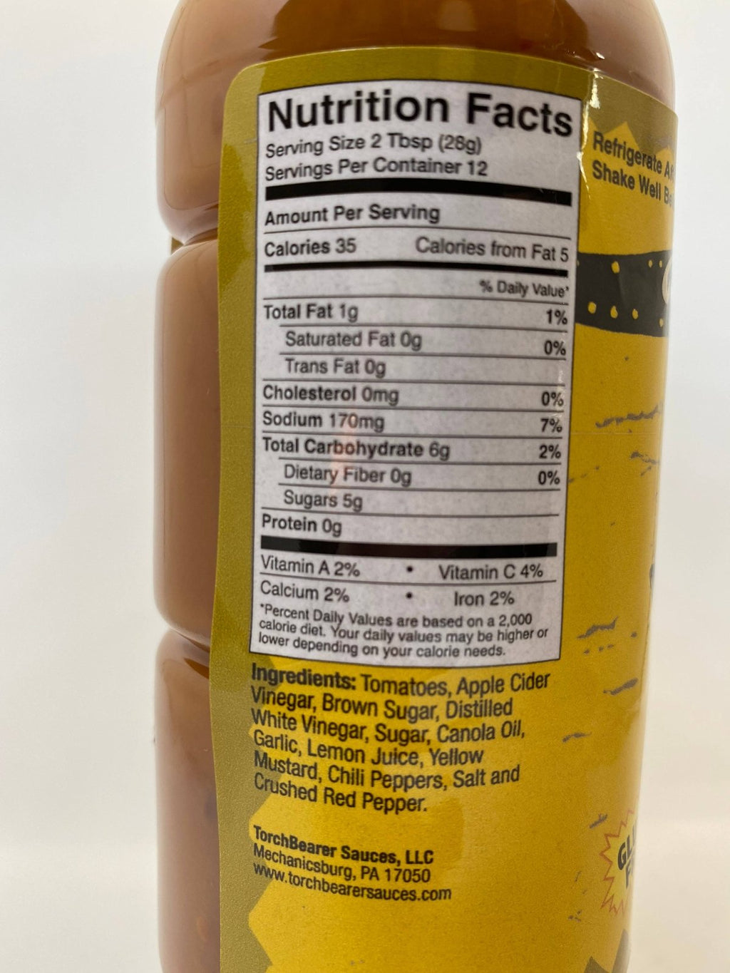 Torchbearer Carolina Style Barbeque Sauce