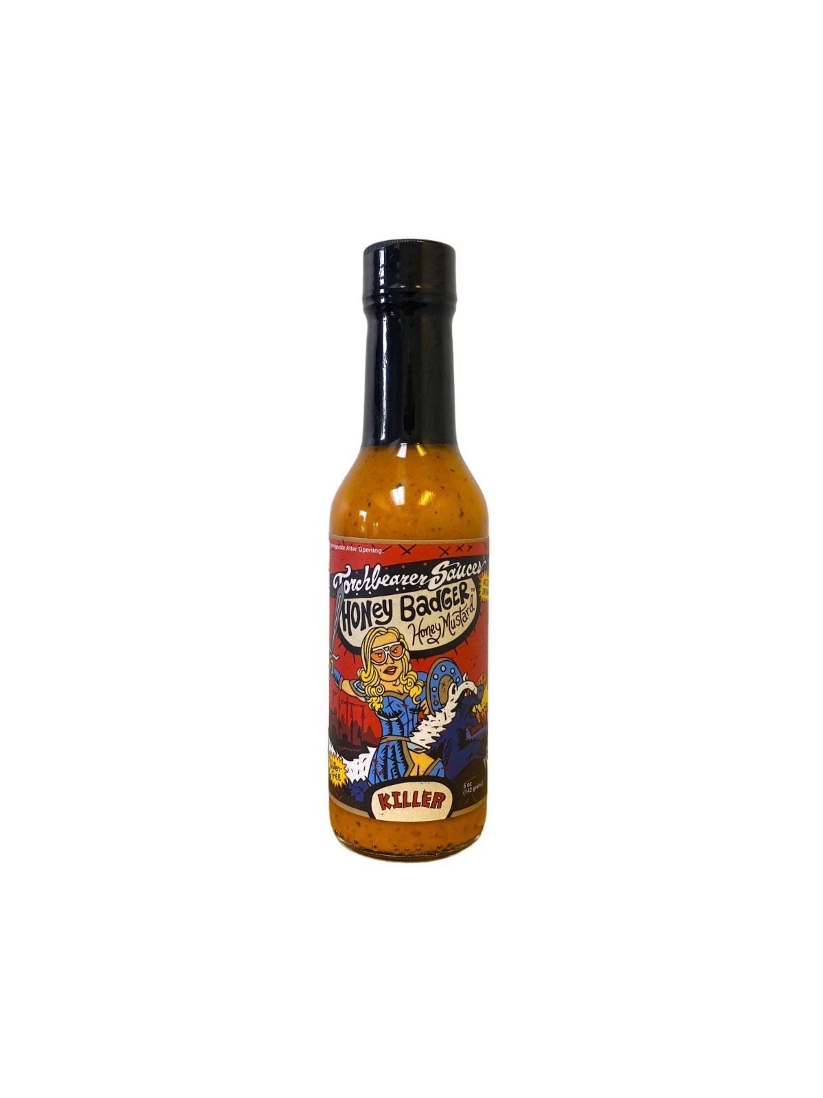 Torchbearer Honey Badger (seen on season 14 of Hot Ones)