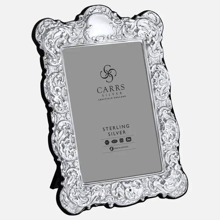 Carrs Sterling Silver Traditional  6x4" Photo Frame
