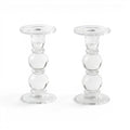 Moda Glass Candle Holders - Set of 2