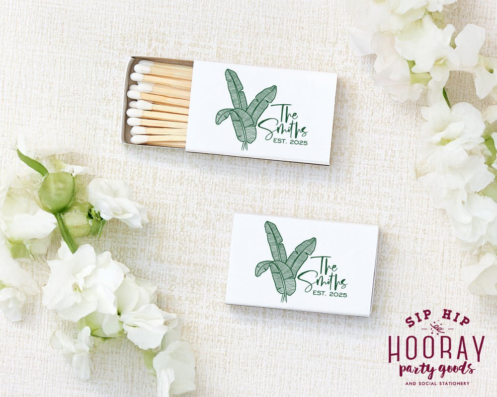 Tropical Banana Leaf Wedding Matches