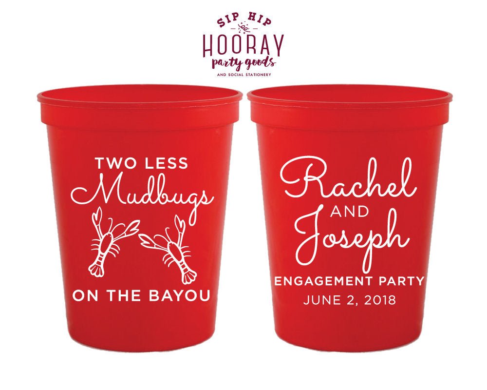 Two Less Mudbugs Stadium Cups #2030