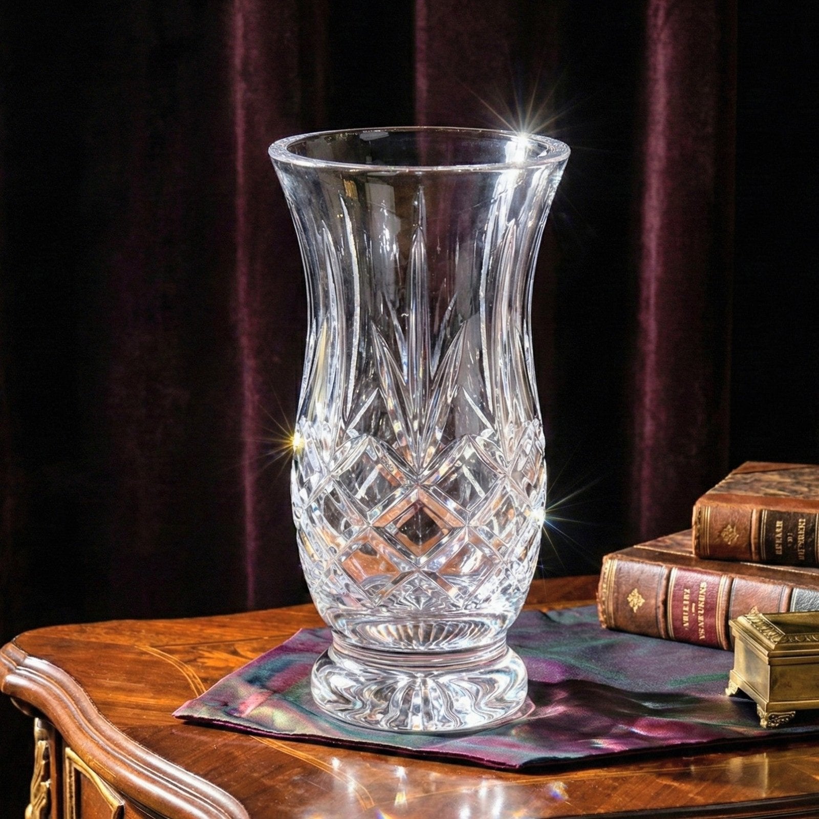Tyrone Crystal Cut Castlerock Vase
