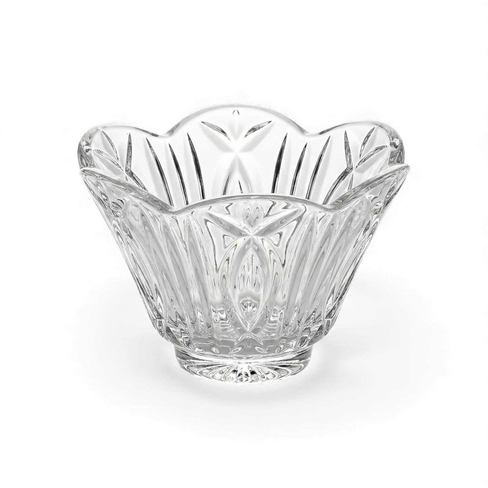 Tyrone Crystal Tulip Candle Holder