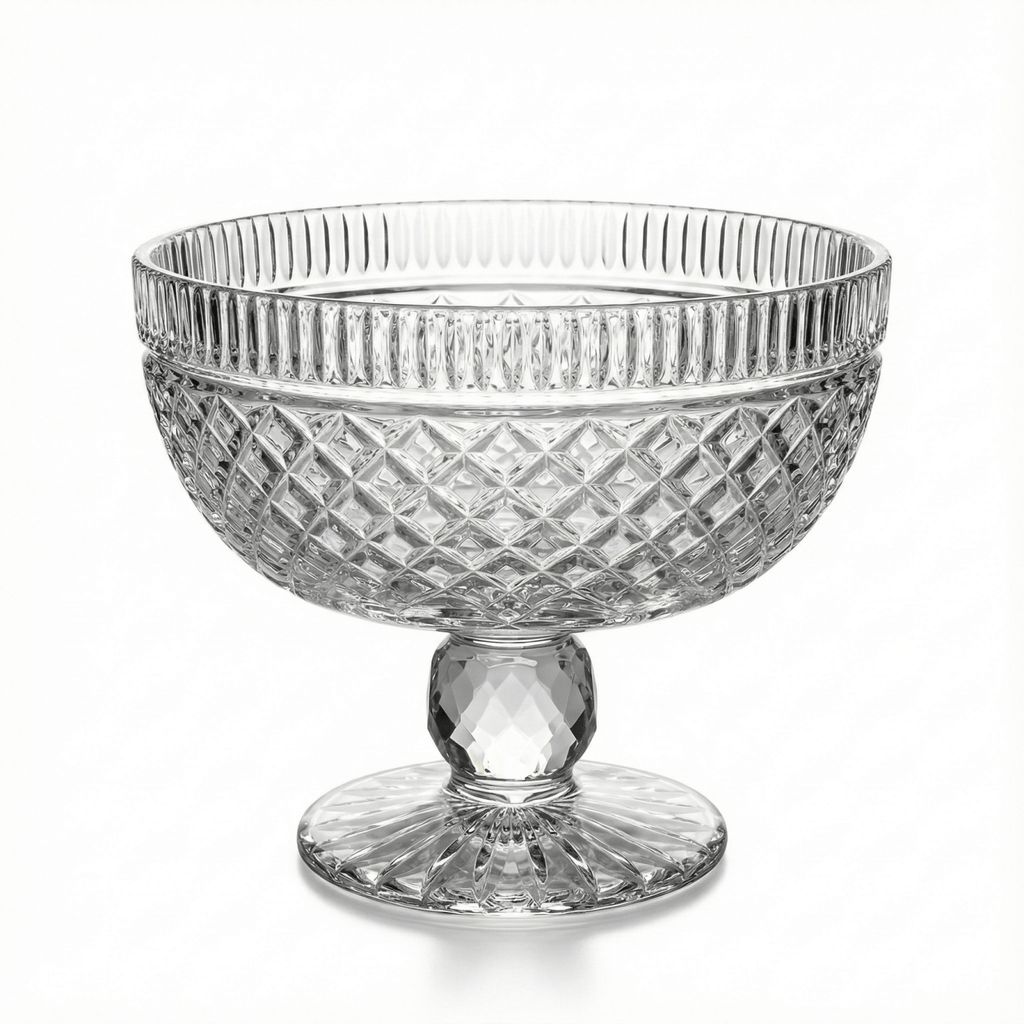 Tyrone Large Cut Irish Crystal Fruit Bowl