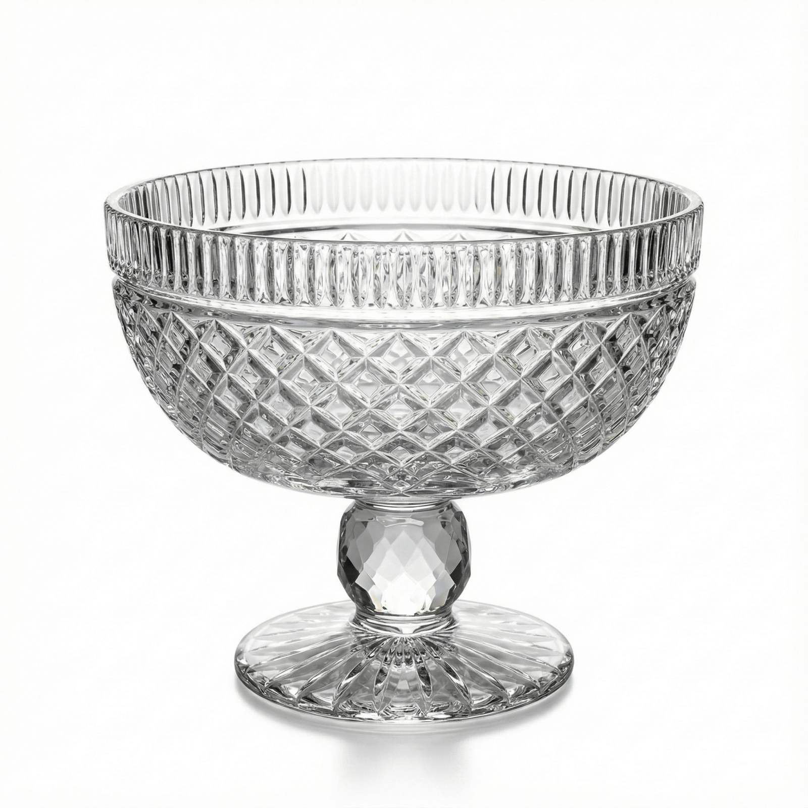 Tyrone Large Cut Irish Crystal Fruit Bowl