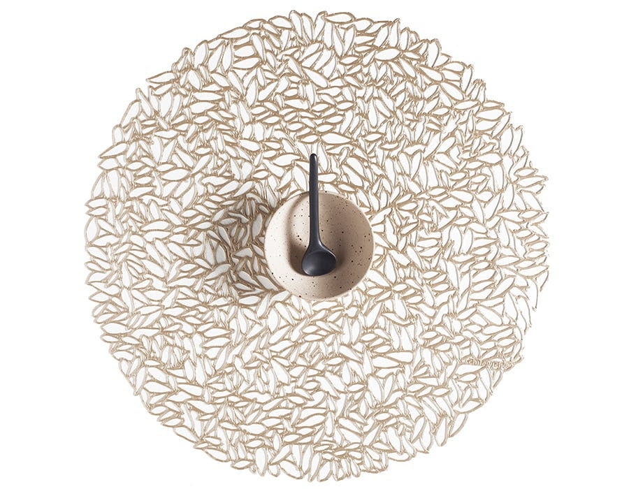 Chilewich Petal Round Placemat - Champagne
