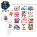 Assorted UV DTF Multi-Use Gang Sheet - Best Mama Ever