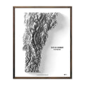 Vermont Elevation Map - No Frame