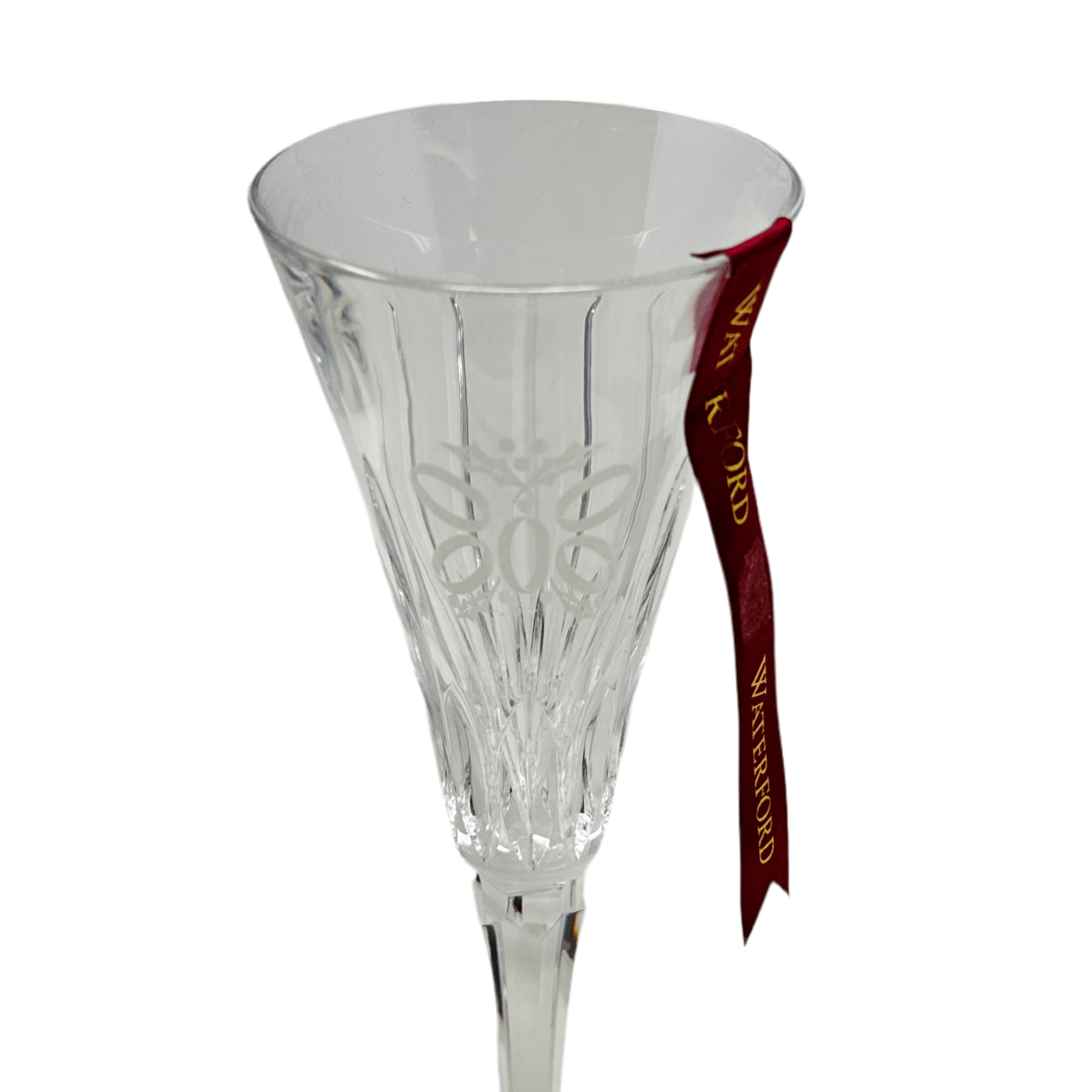 Waterford Crystal 5th Limited Edition 12 Days Of Christmas 5 Gold Rings Flute