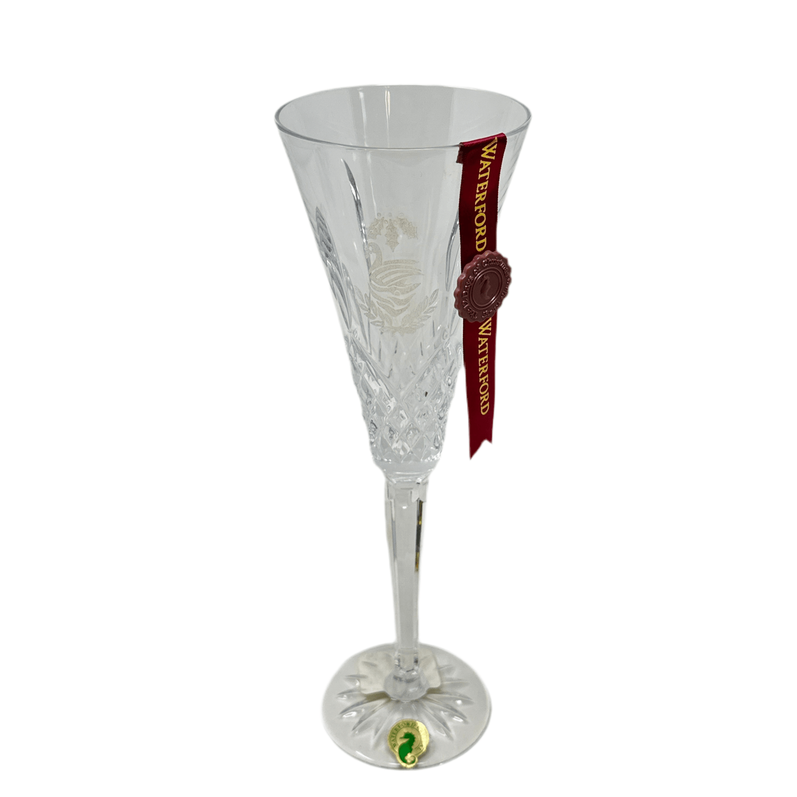 Waterford Crystal 7th Limited Edition 12 Days Of Christmas Seven Swans Flute