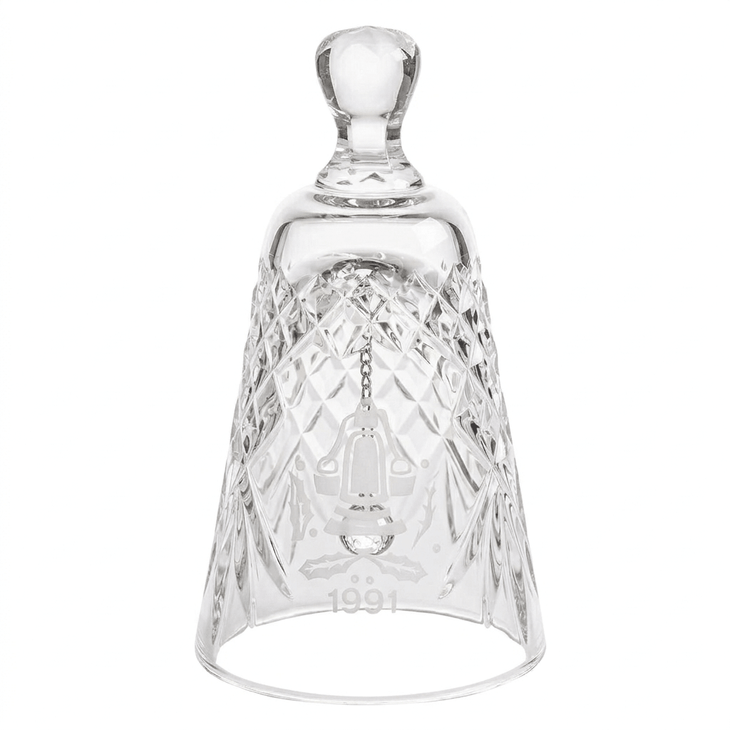 Waterford Crystal 8 Maids Milking of Twelve Days of Christmas Bell - No Box