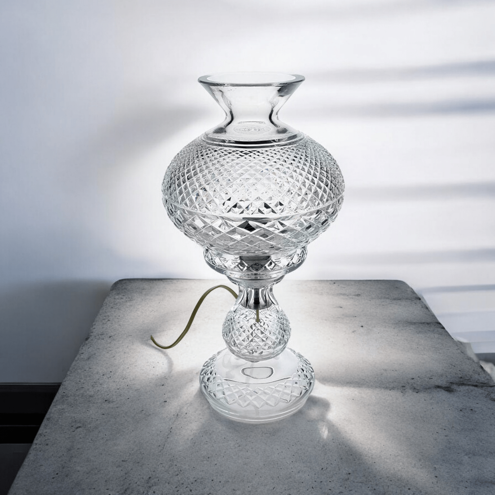 Waterford Crystal Inishmaan 14" Diamond Cut Lamp