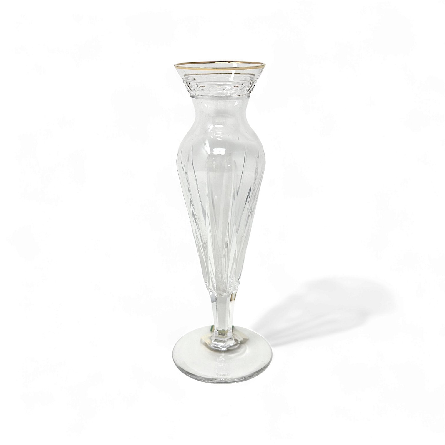 Waterford Crystal Marquis Hanover Gold Bud Vase