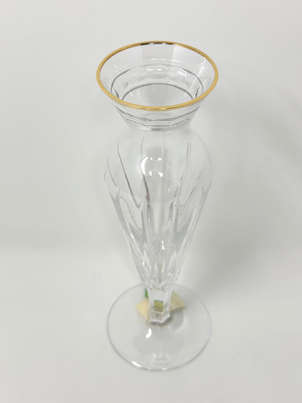 Waterford Crystal Marquis Hanover Gold Bud Vase