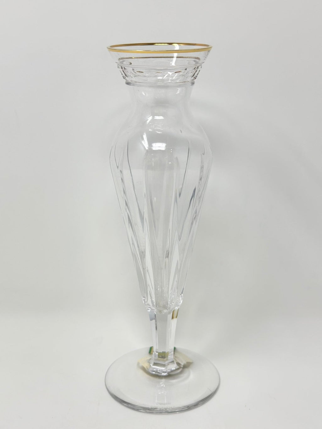 Waterford Crystal Marquis Hanover Gold Bud Vase