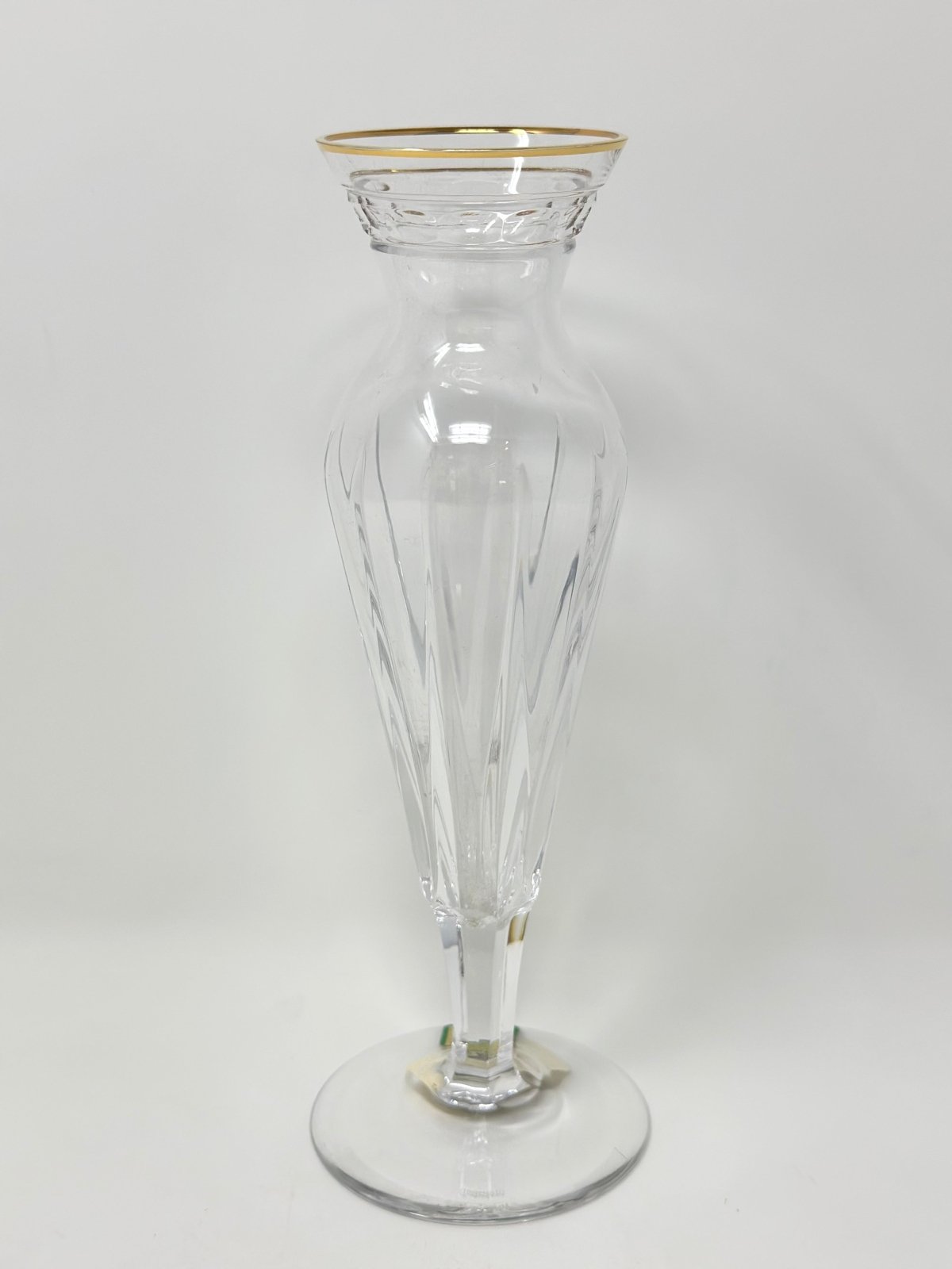 Waterford Crystal Marquis Hanover Gold Bud Vase