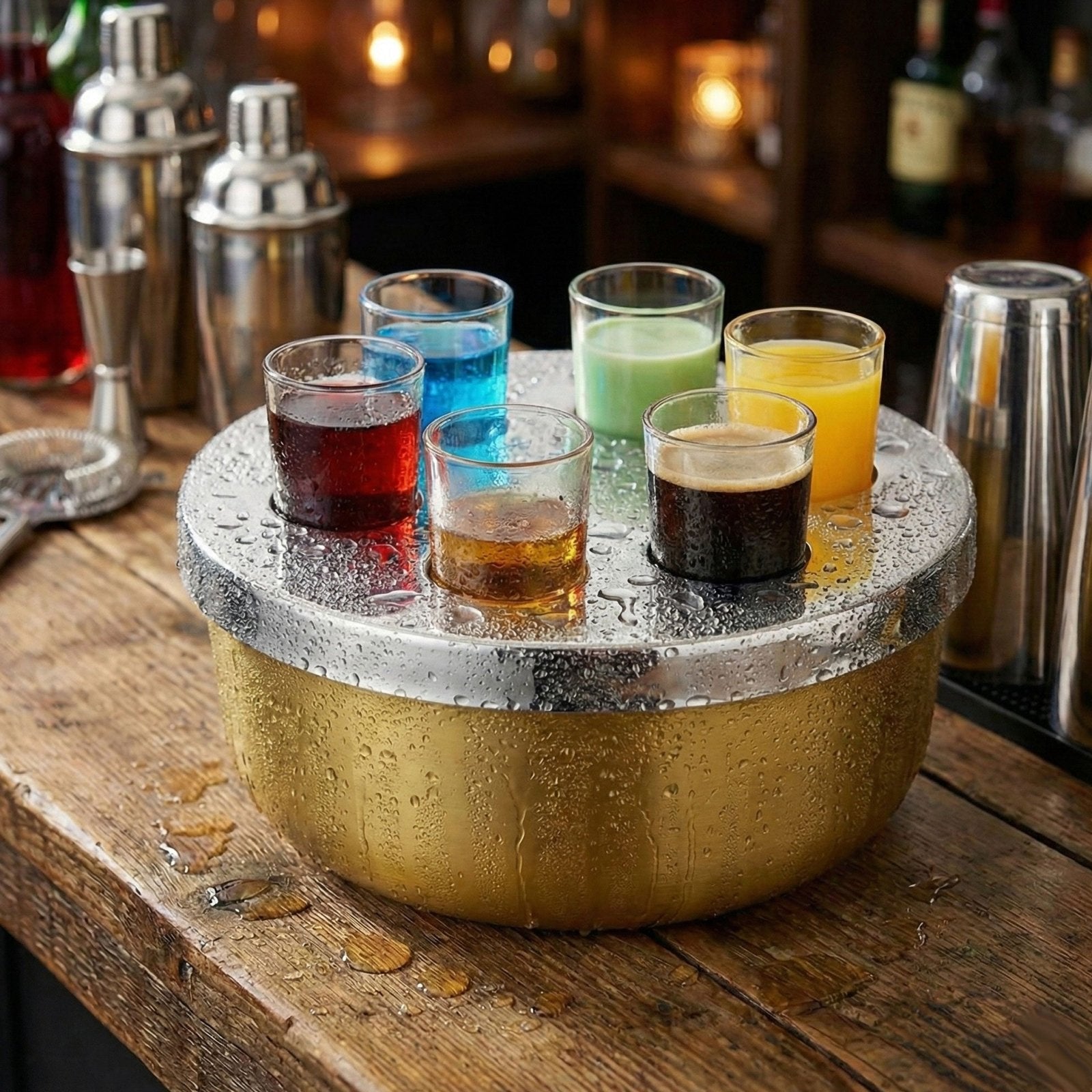 Waterford Marquis Vim and Vigor Shot Chiller Bar Set