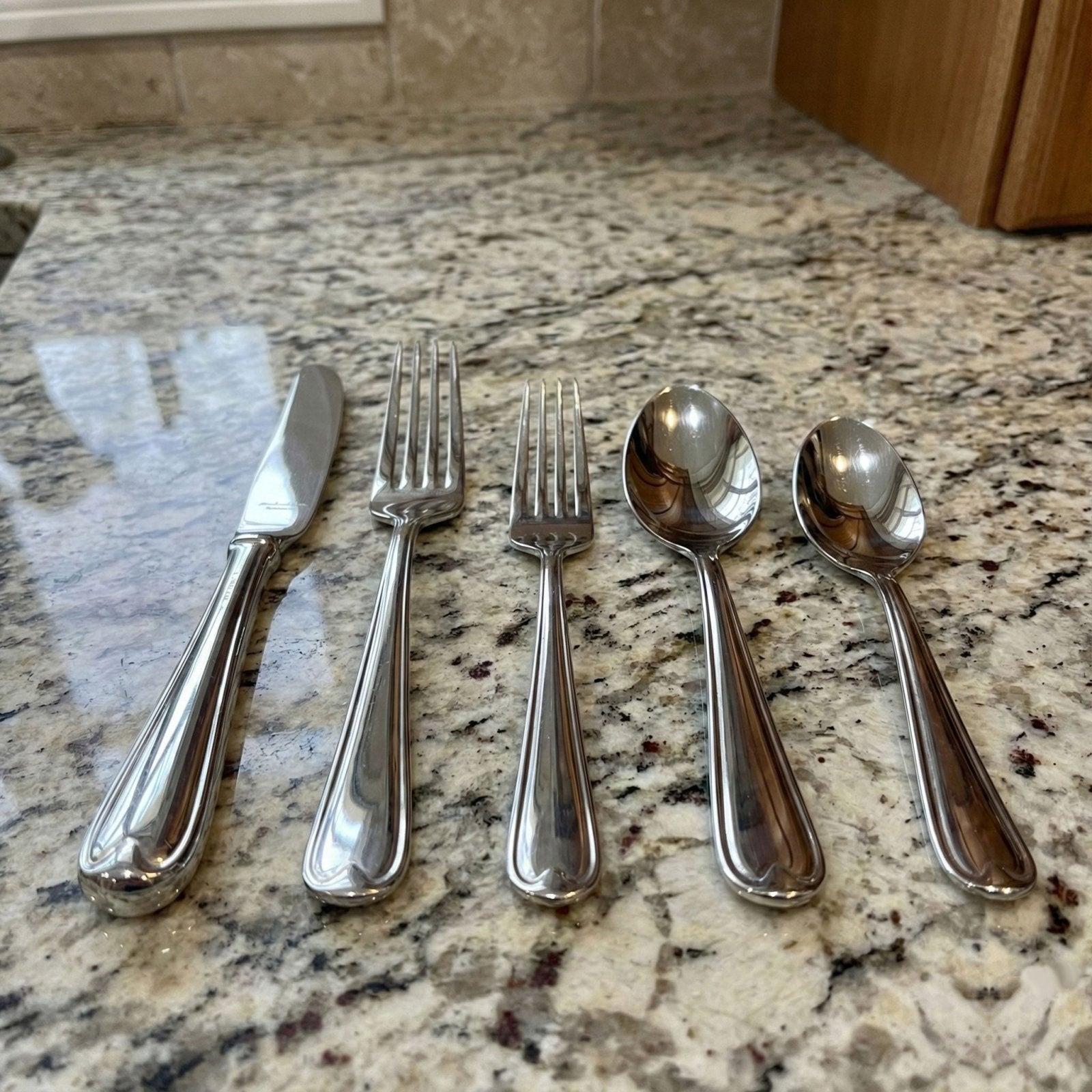 Waterford Monique Lhuillier Stardust Flatware - 5 Piece Place Setting