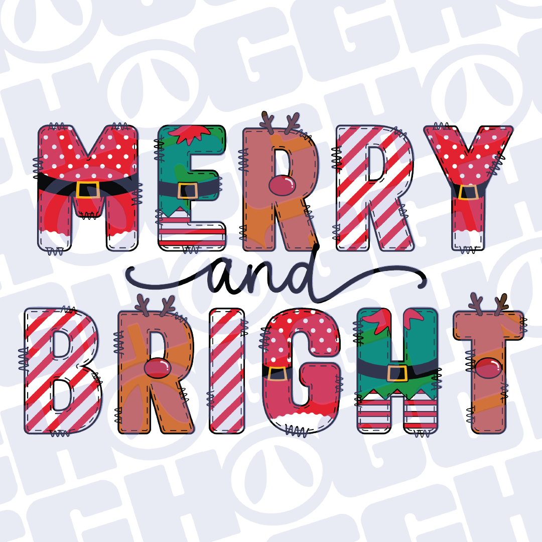 Multi Product Use - Digital Sublimation Designs - Merry Christmas