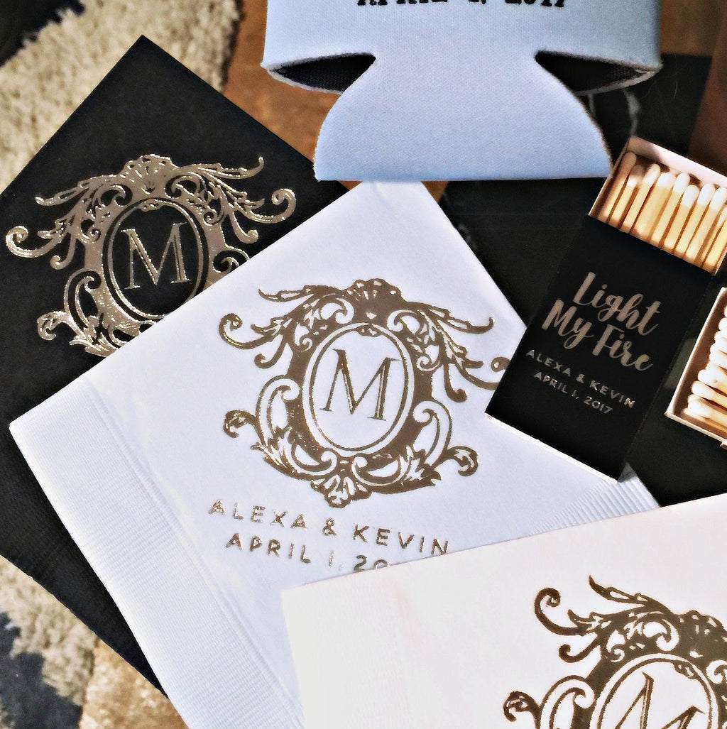 Wedding Fun Fact Cocktail Napkins