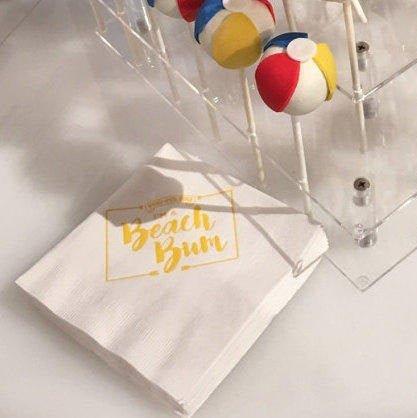 Wedding Fun Fact Cocktail Napkins