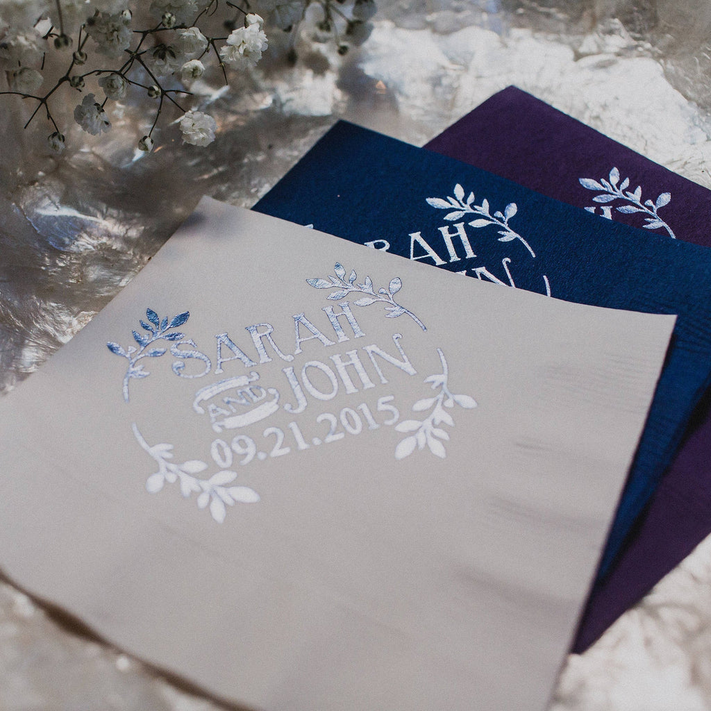 Wedding Fun Fact Cocktail Napkins