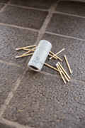 Wedding Luxe Frost Leather Barrel Matchboxes