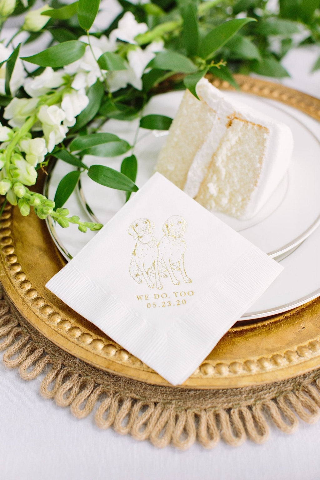 I Do Too Pet Sketch Napkins