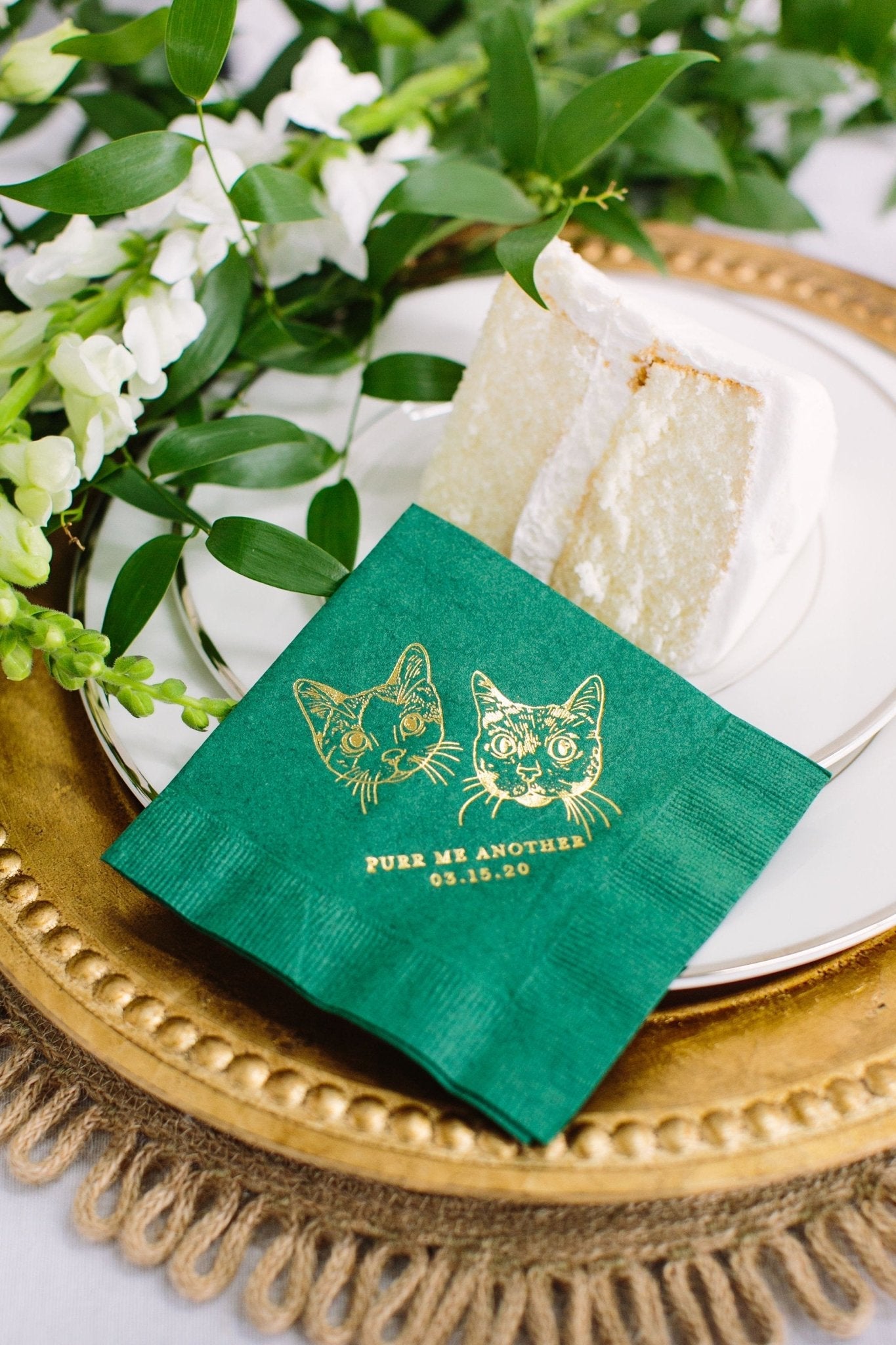 Cheers Hand Drawn Pet Wedding Napkins