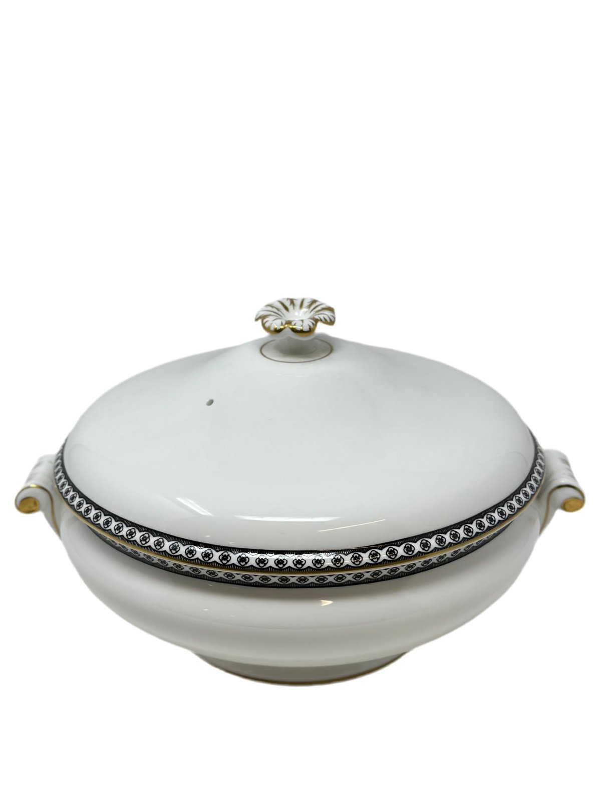 Wedgwood Black Ulander Covered Vegetable