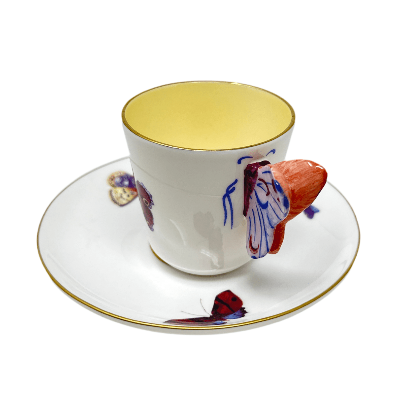Wedgwood Butterfly Espresso Cup & Saucer Set