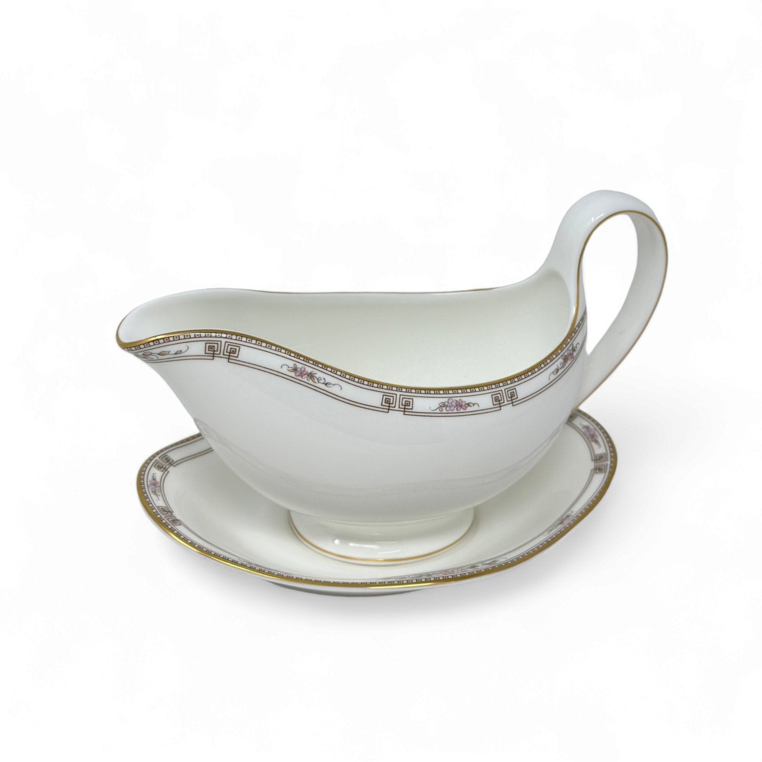 Wedgwood Colchester Gravy Boat with Stand