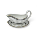 Wedgwood Colonnade Gravy Boat with Stand
