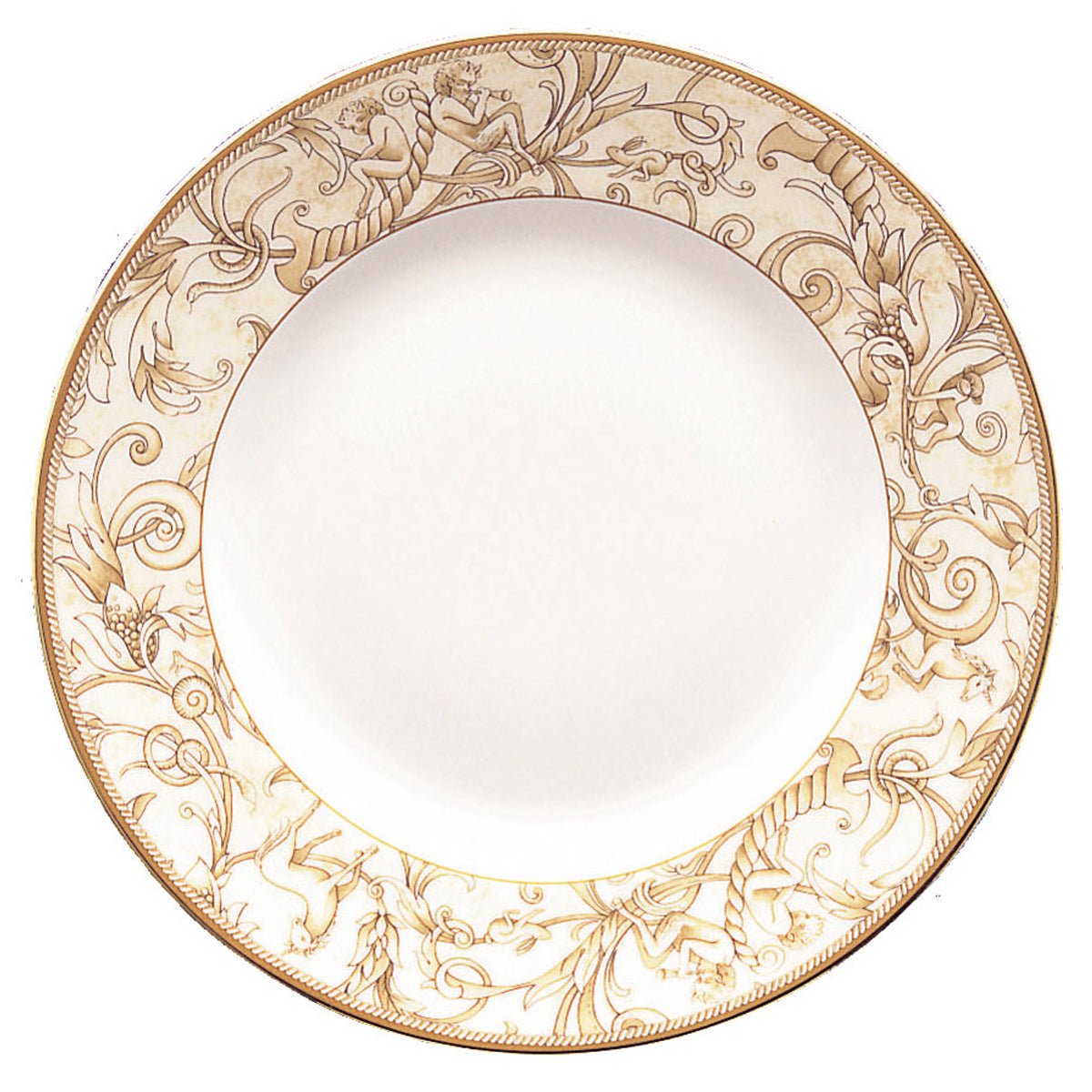 Wedgwood Cornucopia Accent Wide Band Cream Salad Plate