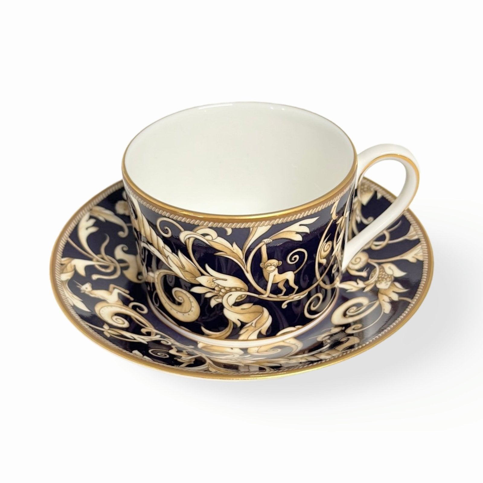 Wedgwood Cornucopia Blue Accent Cup/Saucer
