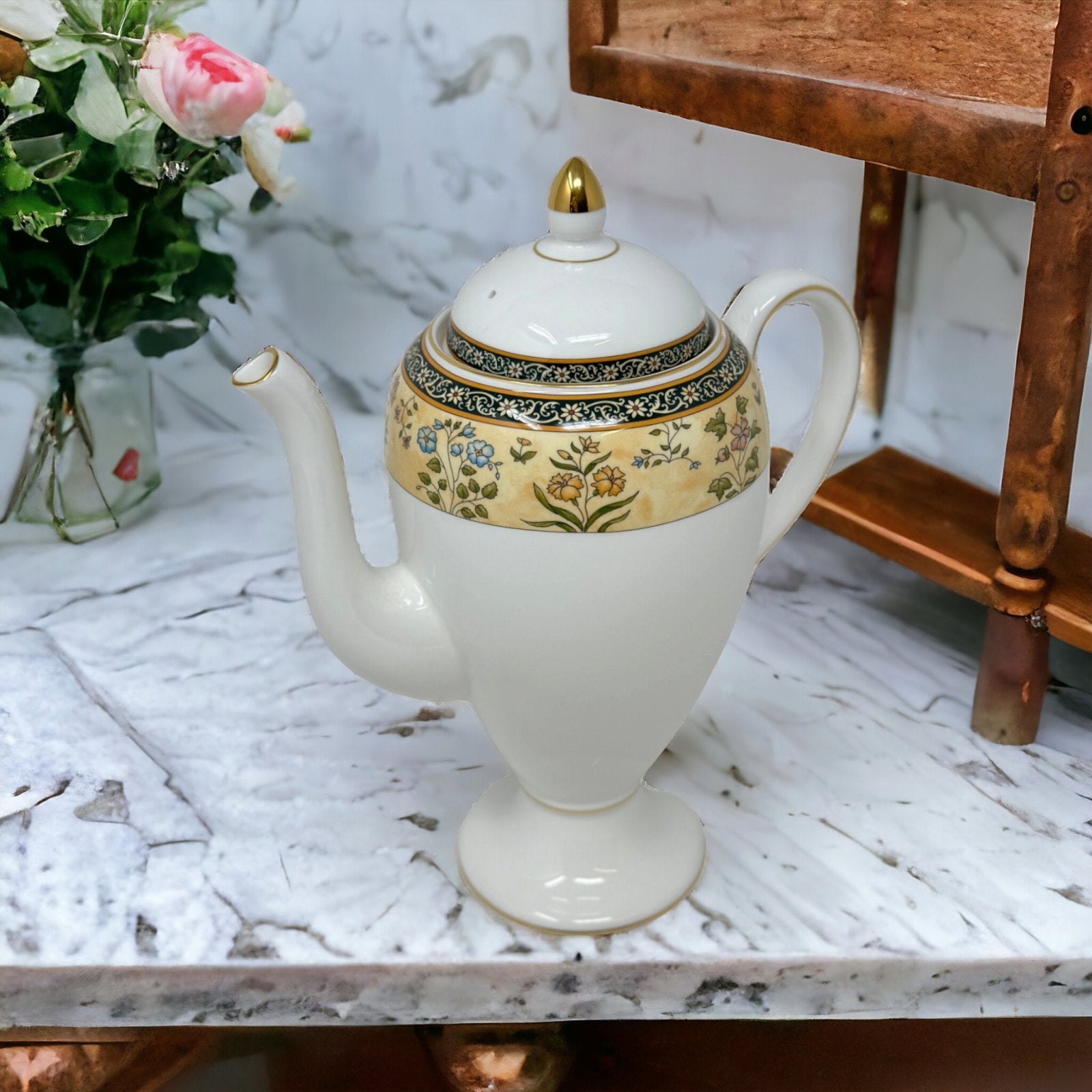 Wedgwood India Coffee Pot