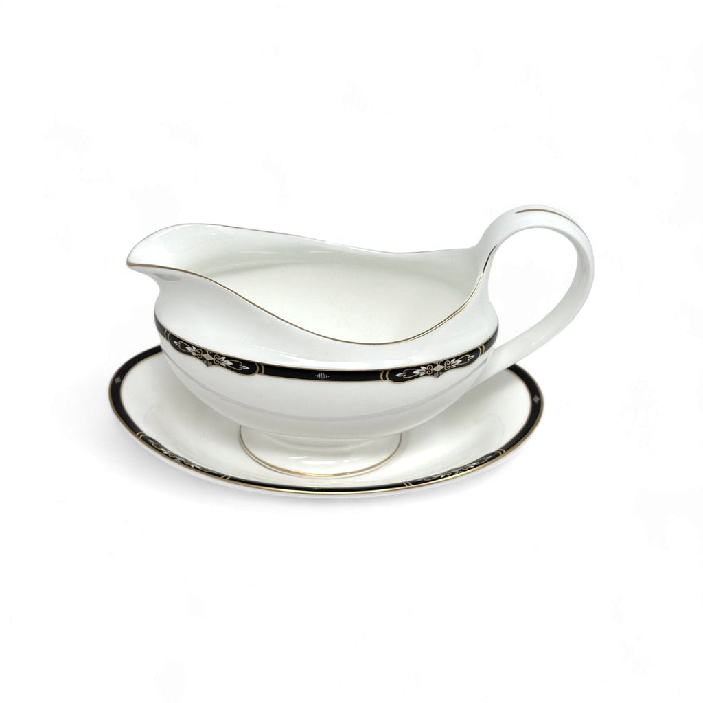 Wedgwood Preston Sauce Boat with Stand