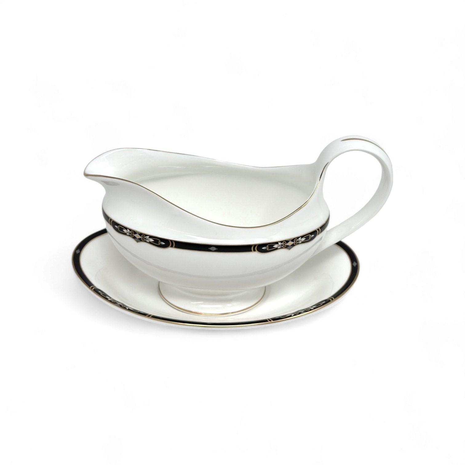 Wedgwood Preston Sauce Boat with Stand
