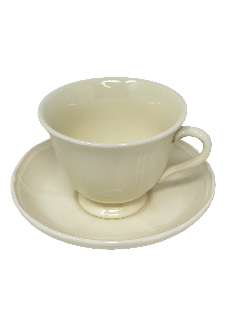 Wedgwood Queen's Plain Cup & Saucer Set