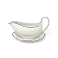Wedgwood Sterling Gravy Boat with Stand