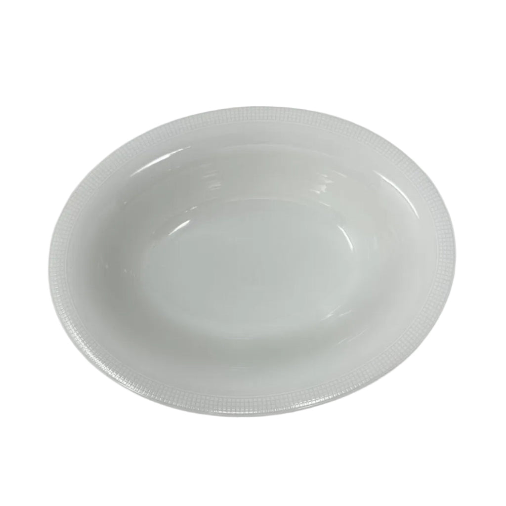 Wedgwood Vera Wang Blanc Sur Blanc Open Veg.