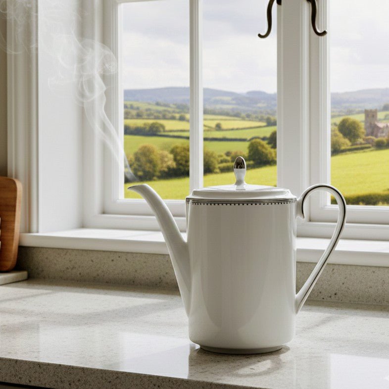 Wedgwood Vera Wang Grosgrain Coffee Pot