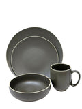 Wedgwood Vera Wang Natural Graphite - 4 Piece Place Settings
