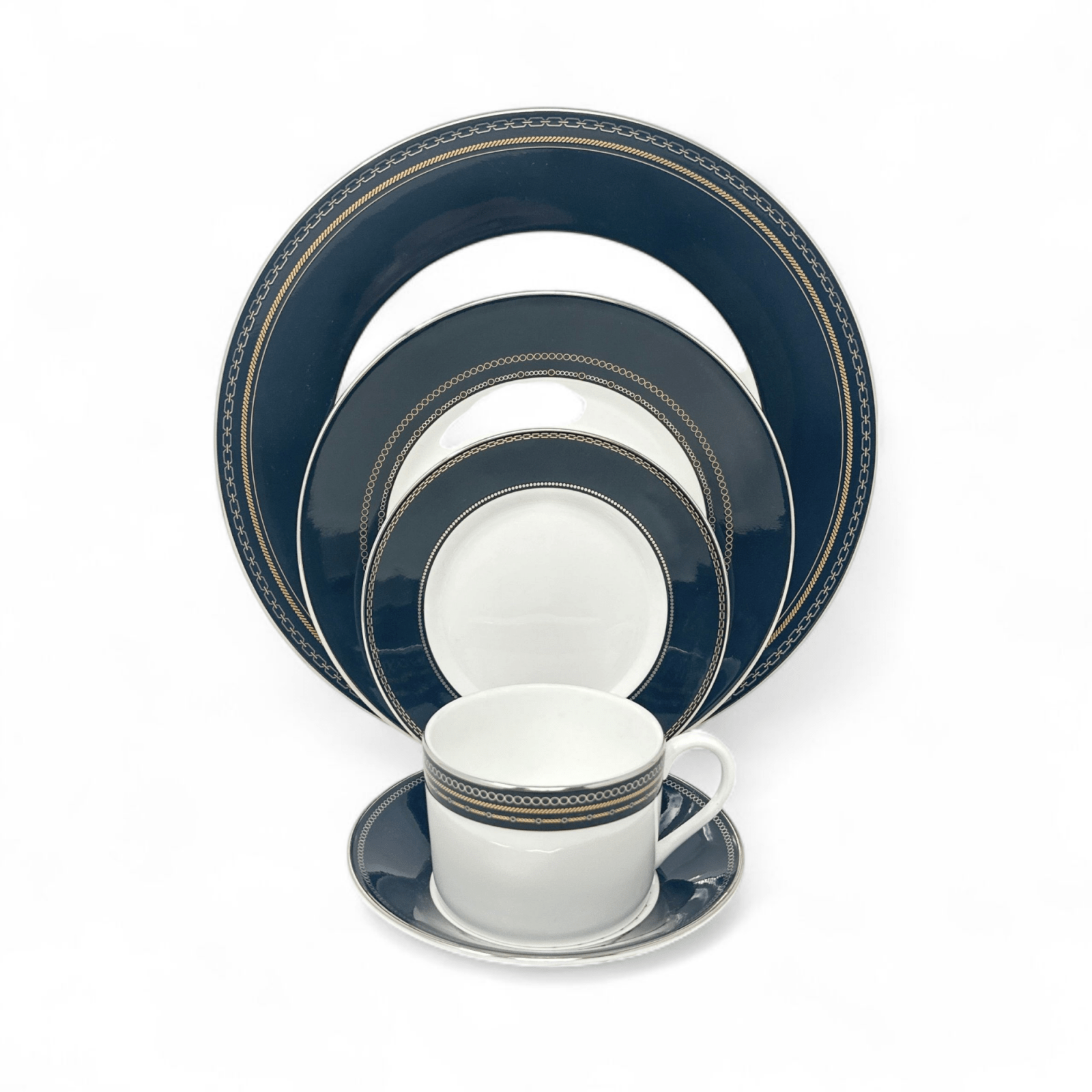 Wedgwood Vera Wang With Love Noir - 5 Piece Place Setting