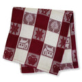 Lemon Tree Whimsical Red Cloth Napkin - Set of 4
