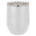 White 12 oz Wine Tumbler - UV Printing