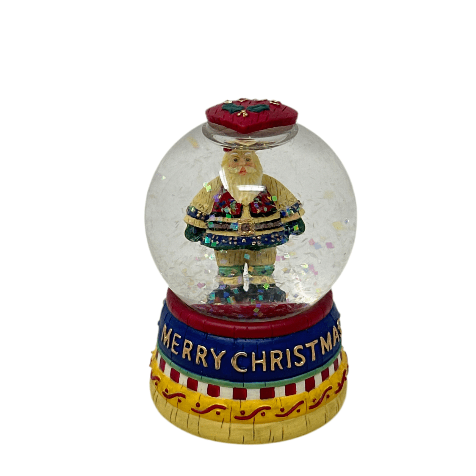 Willow Tree Round Santa Mini Waterball